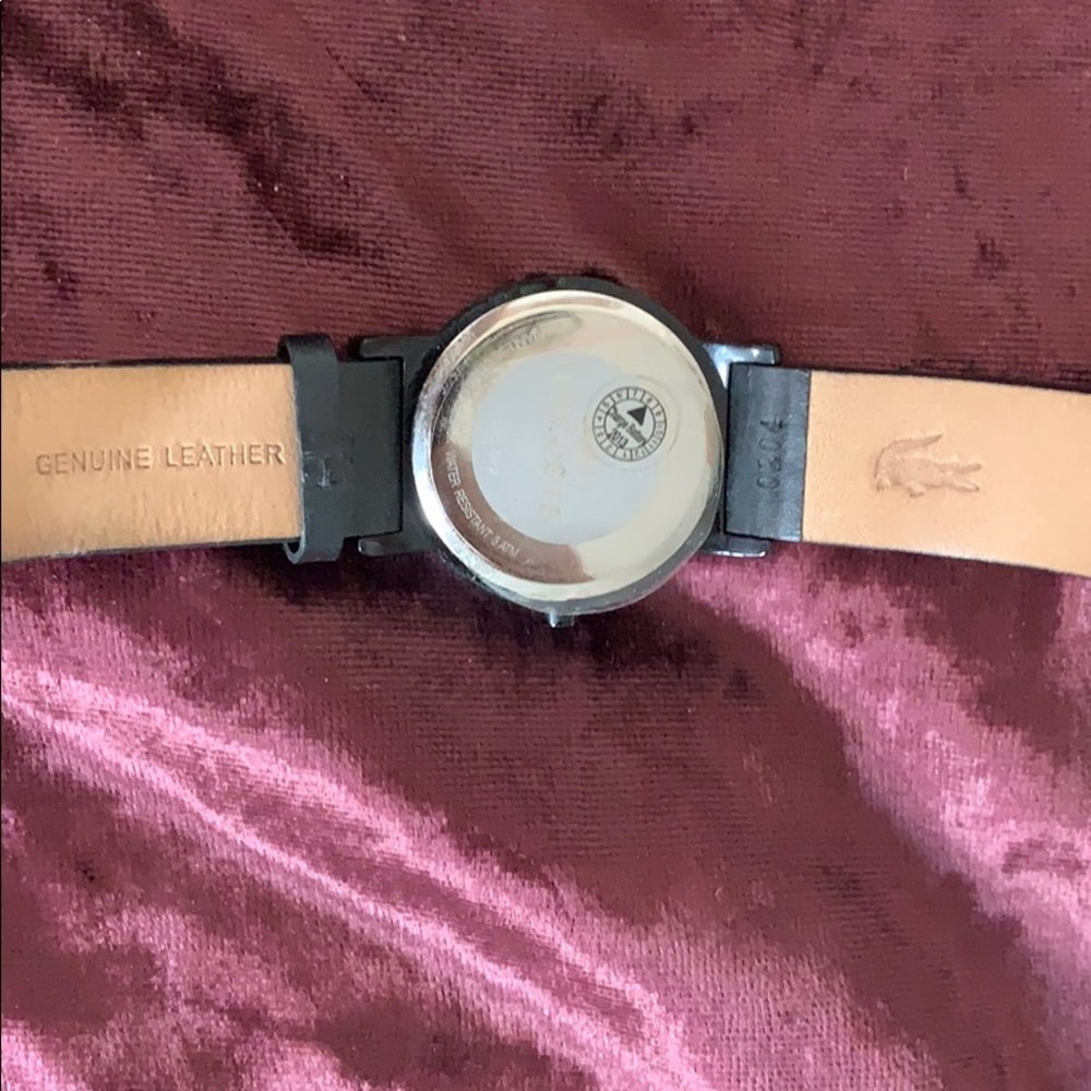 Lacoste leather black watch - Picture 4 of 7